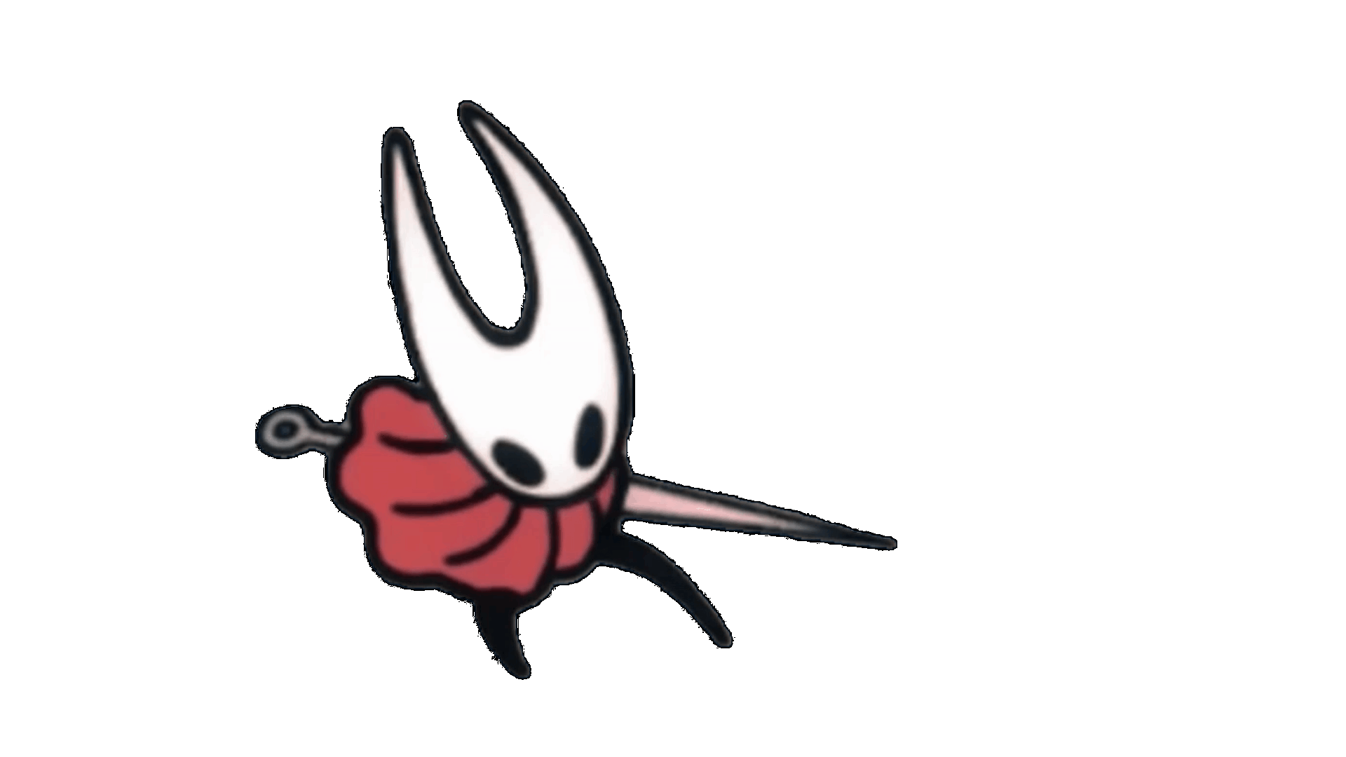 Animation of Hornet from Hollow Knight: Silksong.